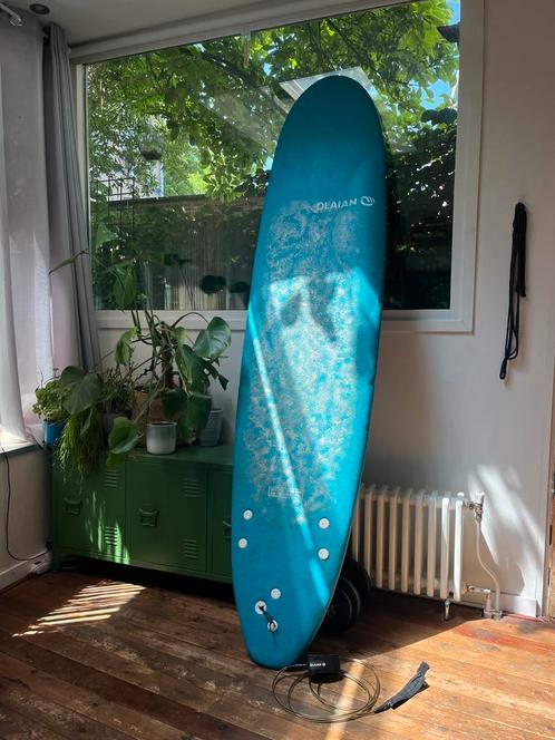 Olaian 7’6 softtop - beginners boards, Watersport en Boten, Golfsurfen, Gebruikt, Ophalen