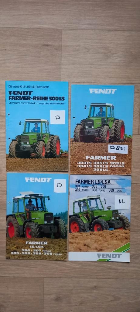 Fendt Farmer 300 Serie folders., Boeken, Catalogussen en Folders, Zo goed als nieuw, Ophalen of Verzenden