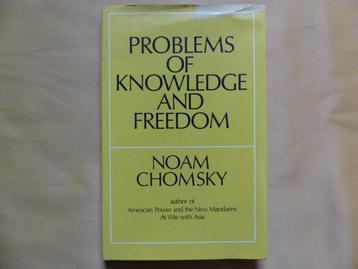 Problems of knowlegde and freedom, Noam Chomsky, 1972 beschikbaar voor biedingen