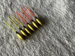 adv 433 / NIEUW set 6 dobbers TUBERTINI 0,50gr, Watersport en Boten, Ophalen of Verzenden, Nieuw, Dobber of Lood