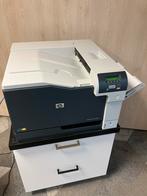 HP Color LaserJet CP5225 + verrijdbare kast (A4/A3 kleur), Computers en Software, Printers, Ophalen, Printer, Zwart-en-wit printen