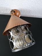 brutalist lamp vintage, Huis en Inrichting, Lampen | Hanglampen, Ophalen of Verzenden, Gebruikt, Vintage, Minder dan 50 cm