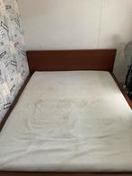 Ikea 2-persoons bed 160x200 cm, Huis en Inrichting, Ophalen, Gebruikt, Bruin, Tweepersoons