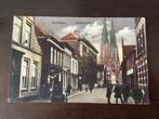 Eindhoven straatgezicht Siratumseind volk jaren 40     72, Ophalen of Verzenden, 1920 tot 1940, Gelopen, Noord-Brabant