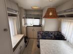 Hobby Elegance 440 MF bouwjaar 1996 met voortent en luifel, Caravans en Kamperen, Caravans, Hobby, Treinzit, Overige typen, 4 tot 5 meter