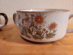 soepkommen Wildflowwr jaren 70 vintage servies soepkom, Ophalen of Verzenden