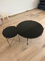 Zuiver Cupid Salontafel XXL & Bijzettafel Zwart, Huis en Inrichting, Tafels | Salontafels, Ophalen, Gebruikt, 50 tot 100 cm, Rond