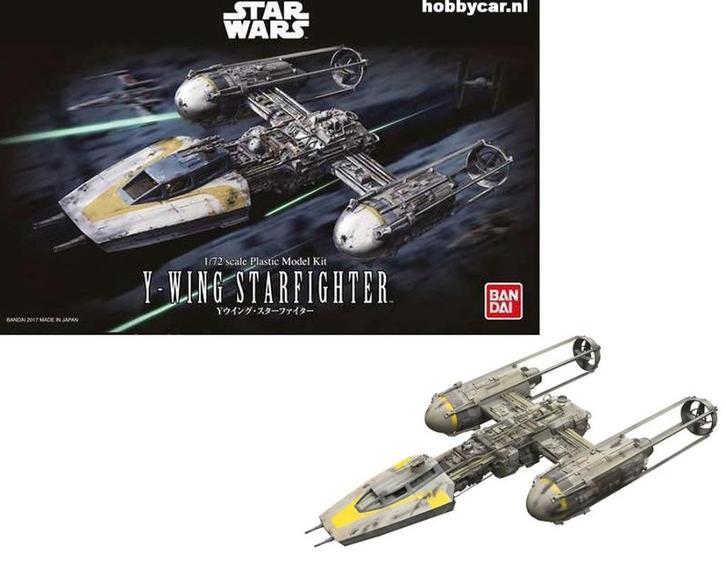 1209  Y-Wing Starfighter  (Bandai), Hobby en Vrije tijd, Modelbouw | Overige, Nieuw, 1:50 tot 1:144, Ophalen of Verzenden