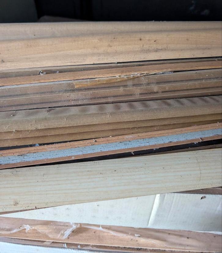 Afwerkranden voor hardhouten vloeren en overgangprofielen, Doe-het-zelf en Verbouw, Vloerdelen en Plavuizen, Zo goed als nieuw