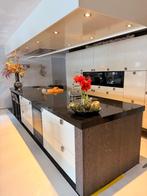 Complete keuken en kasten, Ophalen, Gebruikt, Wit, Graniet of Steen