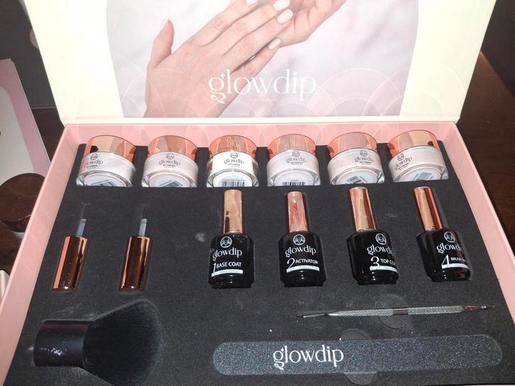 Glowdip Nagelset - Complete Set!, Sieraden, Tassen en Uiterlijk, Uiterlijk | Cosmetica en Make-up, Nieuw, Toebehoren, Handen en Nagels