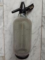 Vintage spuitwater fles / sifon met 4 doosjes gaspatronen, Antiek en Kunst, Ophalen of Verzenden