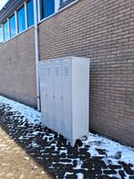 PRIJS VERLAAGD-Vintage 4 deurs lockerkast - grijs, Ophalen, Gebruikt