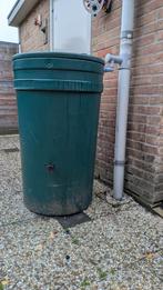 Regenton met aansluiting regenpijp, Tuin en Terras, Regentonnen, Ophalen, Kunststof, Gebruikt, Met kraantje