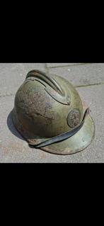 Franse Adrian helm 2e wereldoorlog, Ophalen of Verzenden, Landmacht, Helm of Baret