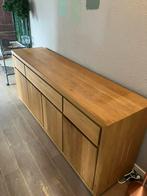 Massief eiken dressoir, Ophalen, Gebruikt, 25 tot 50 cm, 150 tot 200 cm