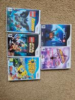 5 x Nintendo Wii games Lego/star wars/wall e/spongebob ed, Gebruikt, Ophalen of Verzenden
