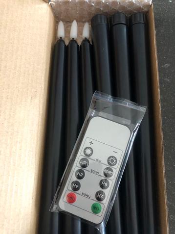 Kaarsen met Afstandsbediening - Zwart beschikbaar voor biedingen