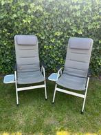 2 grijze campingstoelen Human Nature ANWB, 5 standen, Ophalen, Zo goed als nieuw, Campingstoel