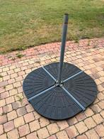 Zware parasol voet met kruis 4 delig, Ophalen, Gebruikt, Minder dan 1 meter, Parasolvoet