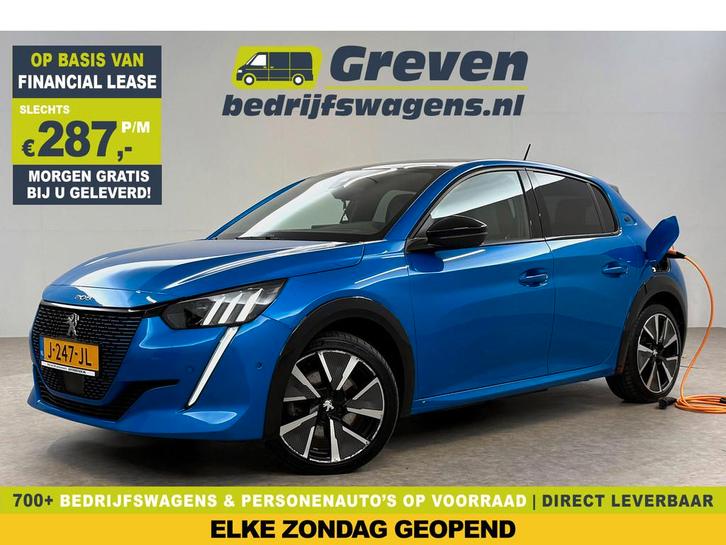 Peugeot 208 EV GT 350 50 kWh | SOH 91% | Snelladen | Pano |, Auto's, Peugeot, Bedrijf, Te koop, 360° camera, ABS, Achteruitrijcamera