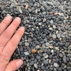 Beach pebbles 5/8mm per 1260kg, Tuin en Terras, Grind, Keien en Split, Ophalen, Graniet, Nieuw, Antraciet
