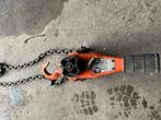 Hand kettingtakel  0.75 ton, Ophalen of Verzenden, Zo goed als nieuw, Zilver
