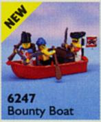 Lego Pirates Pirates I 6247 Bounty Boat, Ophalen of Verzenden, Zo goed als nieuw, Complete set, Lego