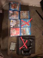Playstation 4 met games en 2 werkende controllers!, Ophalen of Verzenden, 1 TB, Original, Met 3 controllers of meer