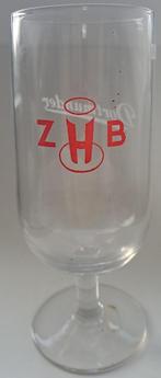 ZHB - 2 oude bierglazen, Ophalen of Verzenden, Nieuw, Glas of Glazen, Overige merken