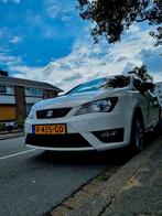 Seat Ibiza 1.6 TDI 77KW 2012 Wit 105pk, Auto's, Voorwielaandrijving, Stof, Zwart, 1070 kg