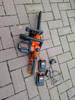 Black en decker kettingzaag, Tuin en Terras, Heggenscharen, Ophalen, Zo goed als nieuw, Accu, Black en Decker