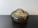 vintage Vereco France snoepschaal van rookglas, Antiek en Kunst, Antiek | Glas en Kristal, Ophalen of Verzenden