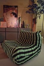 Ligne Roset Replica Modulaire Stoel - Teddy Groen/Zwart, Huis en Inrichting, Fauteuils, Ophalen