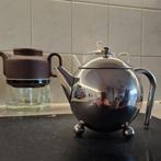 Stijlvolle RVS Theepot, Huis en Inrichting, Keuken | Potten en Pannen, Pot, Bus of Blik, Ophalen of Verzenden, Zo goed als nieuw