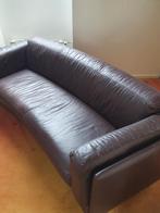 Gelderland leren bank 2,5 zits, type 5526, Huis en Inrichting, Banken | Bankstellen, Ophalen, Gebruikt, Overige maten, 200 tot 250 cm