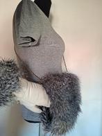 Grijze mof met wanten en draagketting, Anneonline, Steenbergen, Shop@wesell4u.nl, Ophalen of Verzenden