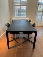 Mobitec Float design eettafel 200x100 cm – zwart eiken, Huis en Inrichting, Ophalen, 200 cm of meer, 50 tot 100 cm, Zo goed als nieuw