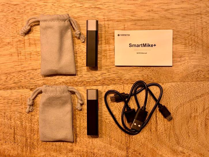 SabineTek SmartMike+ Draadloze Bluetooth Microfoon, Muziek en Instrumenten, Microfoons, Zo goed als nieuw, Overige typen, Ophalen