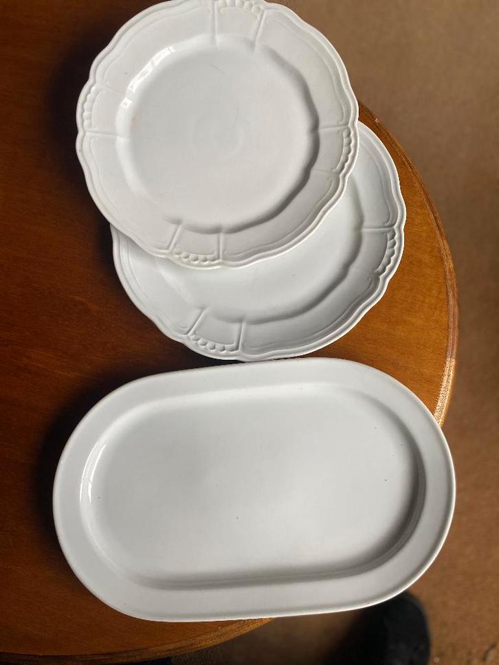 dekschalen voor een mooie gedekte tafel, Huis en Inrichting, Keuken | Servies, Zo goed als nieuw, Schaal of Schalen, Effen, Porselein