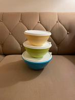 Tupperware schalen, Ophalen of Verzenden, Gebruikt, Blauw, Bak of Kom