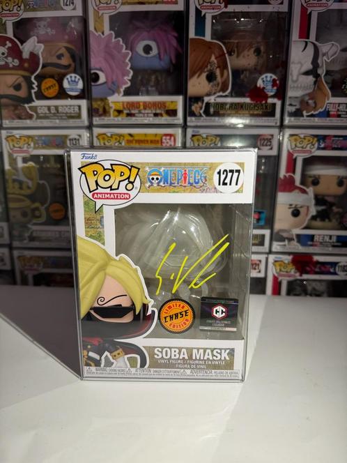 Sanji Soba Mask Chase Signed One Piece Funko Pop Anime, Verzamelen, Poppetjes en Figuurtjes, Zo goed als nieuw, Ophalen of Verzenden