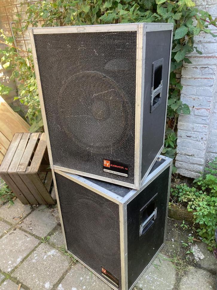 Electrovoice Eliminator 3 luidsprekers, Audio, Tv en Foto, Luidsprekers, Gebruikt, Front, Rear of Stereo speakers, 120 watt of meer