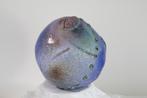 Keramiek bol object blauw/bruin van Wim Duller, Antiek en Kunst, Antiek | Keramiek en Aardewerk, Ophalen