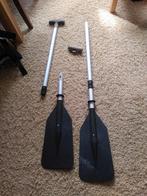 Te koop, twee deelbare peddels met stevig kunststof blad, Watersport en Boten, Peddels, Ophalen of Verzenden, Gebruikt