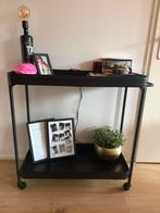 Keuken trolley zwart metaal, Huis en Inrichting, Kasten | Overige, Ophalen, Zo goed als nieuw