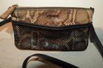 Pinko schoudertas 3 vakken aan elkaar snake print, Overige merken, Gebruikt, Overige kleuren, Verzenden
