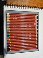 Derwent Drawing Kleurpotloden - Blik 24, Hobby en Vrije tijd, Ophalen of Verzenden, Zo goed als nieuw, Potlood of Stift