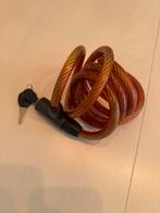 Fietsslot met sleutel, Fietsen en Brommers, Fietsaccessoires | Fietssloten, Ophalen of Verzenden, Gebruikt, Kabelslot