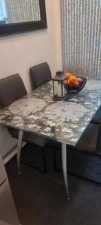 Eettafel, 100 tot 150 cm, Vier personen, Rechthoekig, 50 tot 100 cm